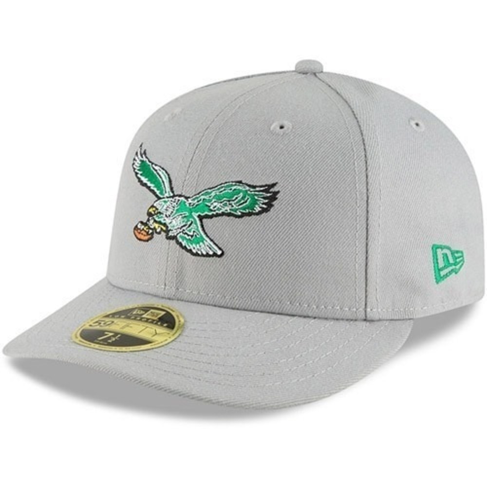 New Era 59Fifty Philadelphia Eagles NFL Low Profile Fitted Hat NEW 7 5/8